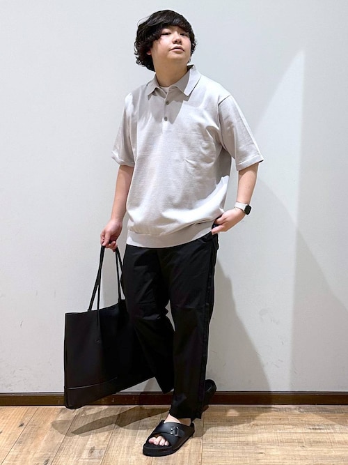 ニコちゃん 洗えるニットポロ/123752｜グローバルワークの通販｜&mall