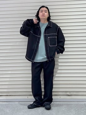 「RAGEBLUE（レイジブルー）のアイテム（ジャケット/アウター）」を使った、いしかわさん（メンズ・168cm）の秋コーディネート