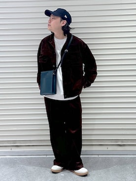 「アイテム（スラックス）」を使った、いしかわさん（メンズ・168cm・30代）の秋コーディネート