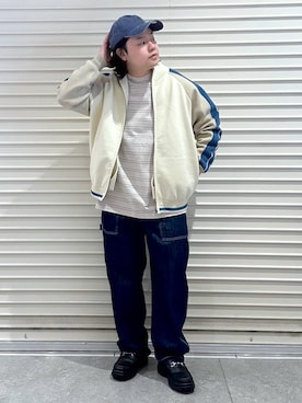 「LAKOLE（ラコレ）のアイテム」を使った、いしかわさん（メンズ・168cm）の春コーディネート