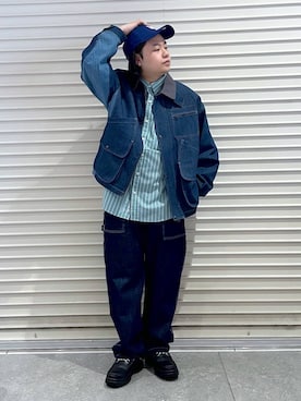 「GLOBAL WORK（グローバルワーク）のアイテム」を使った、いしかわさん（メンズ・168cm）の冬コーディネート