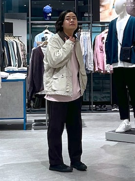 「アイテム（その他アウター）」を使った、いしかわさん（メンズ・168cm・30代）の秋コーディネート
