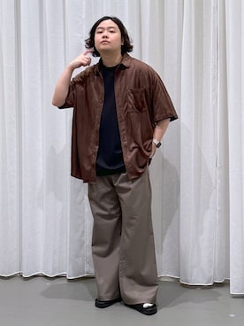「アイテム（サンダル）」を使った、いしかわさん（メンズ・168cm・30代）の秋コーディネート