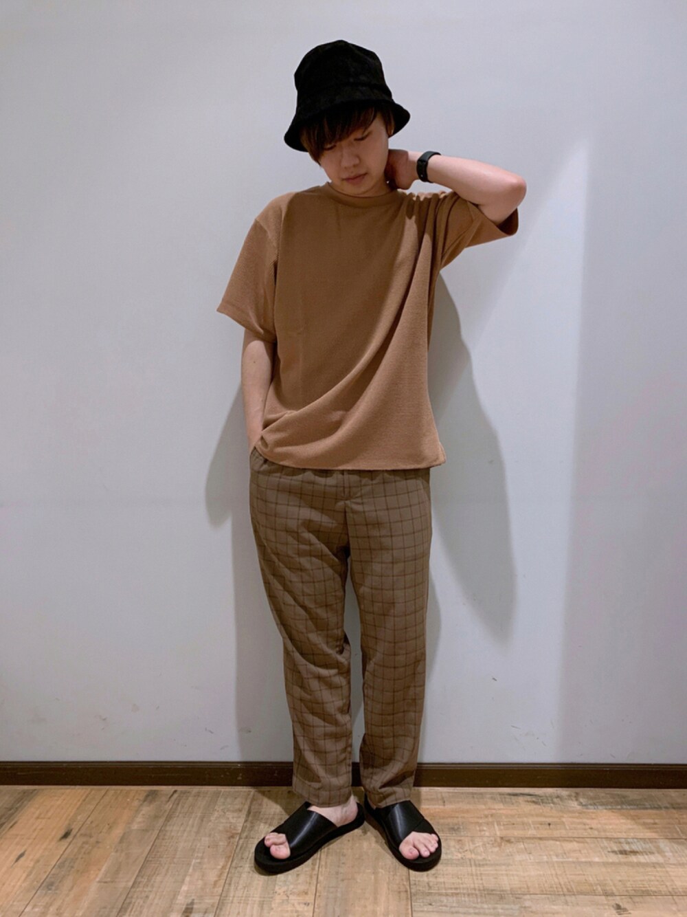 2269✨ プラダ　サンダル　メンズ　クロスサンダル　size7　（26cm） スポーツサンダル メンズ サンダル[品番：SILM0013303]｜SILVER