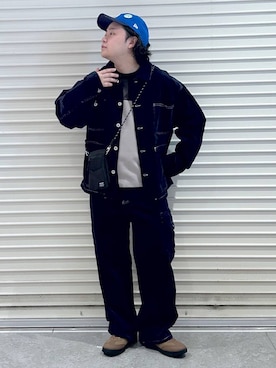 「アイテム（ニット/セーター）」を使った、いしかわさん（メンズ・168cm・30代）の秋コーディネート