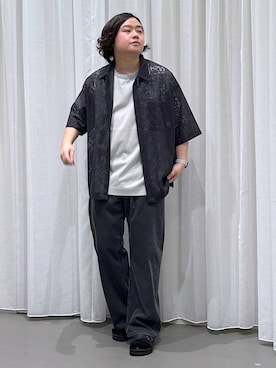「アイテム（サンダル）」を使った、いしかわさん（メンズ・168cm・30代）の夏コーディネート
