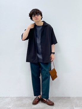 「グローバルワークいしかわコーデ」｜いしかわさん（メンズ・168cm）の夏コーディネート
