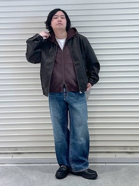 「アイテム（Tシャツ/カットソー）」を使った、いしかわさん（メンズ・168cm・30代）の秋コーディネート