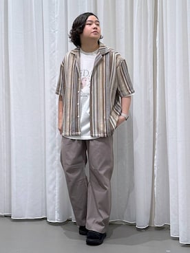 「アイテム（サンダル）」を使った、いしかわさん（メンズ・168cm・30代）の夏コーディネート