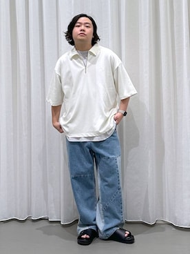 「アイテム（サンダル）」を使った、いしかわさん（メンズ・168cm・30代）の夏コーディネート