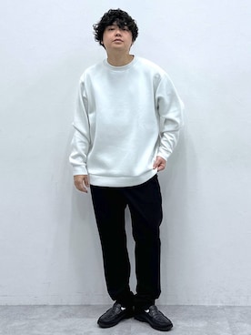「アイテム（スウェット）」を使った、いしかわさん（メンズ・168cm・30代）の夏コーディネート