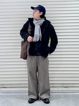 「アイテム（ニット/セーター）」を使った、いしかわさん（メンズ・168cm・30代）の秋コーディネート