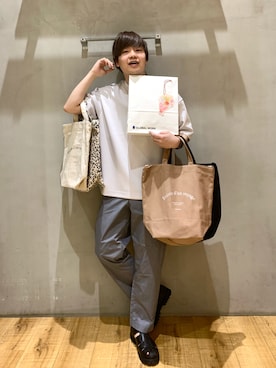 「GLOBAL WORK（グローバルワーク）のエアかるイージーパンツ/255598（その他パンツ）」を使った、いしかわさん（メンズ・168cm）の春コーディネート