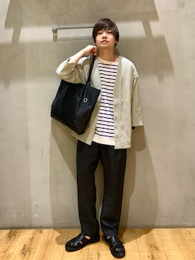 「ボーター」｜「アイテム（その他）」を使った、いしかわさん（メンズ・168cm）の夏コーディネート