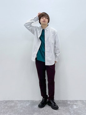 スラックスを使った グローバルワーク Global Work のメンズ人気ファッションコーディネート Wear