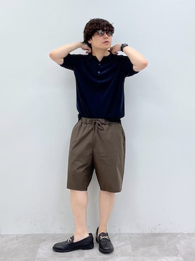 「グローバルワークいしかわコーデ」｜いしかわさん（メンズ・168cm）の夏コーディネート