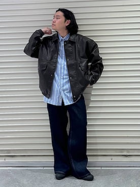 「アイテム（ジャケット/アウター）」を使った、いしかわさん（メンズ・168cm・30代）の秋コーディネート