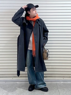 「リラックス」｜いしかわさん（メンズ・168cm）の冬コーディネート