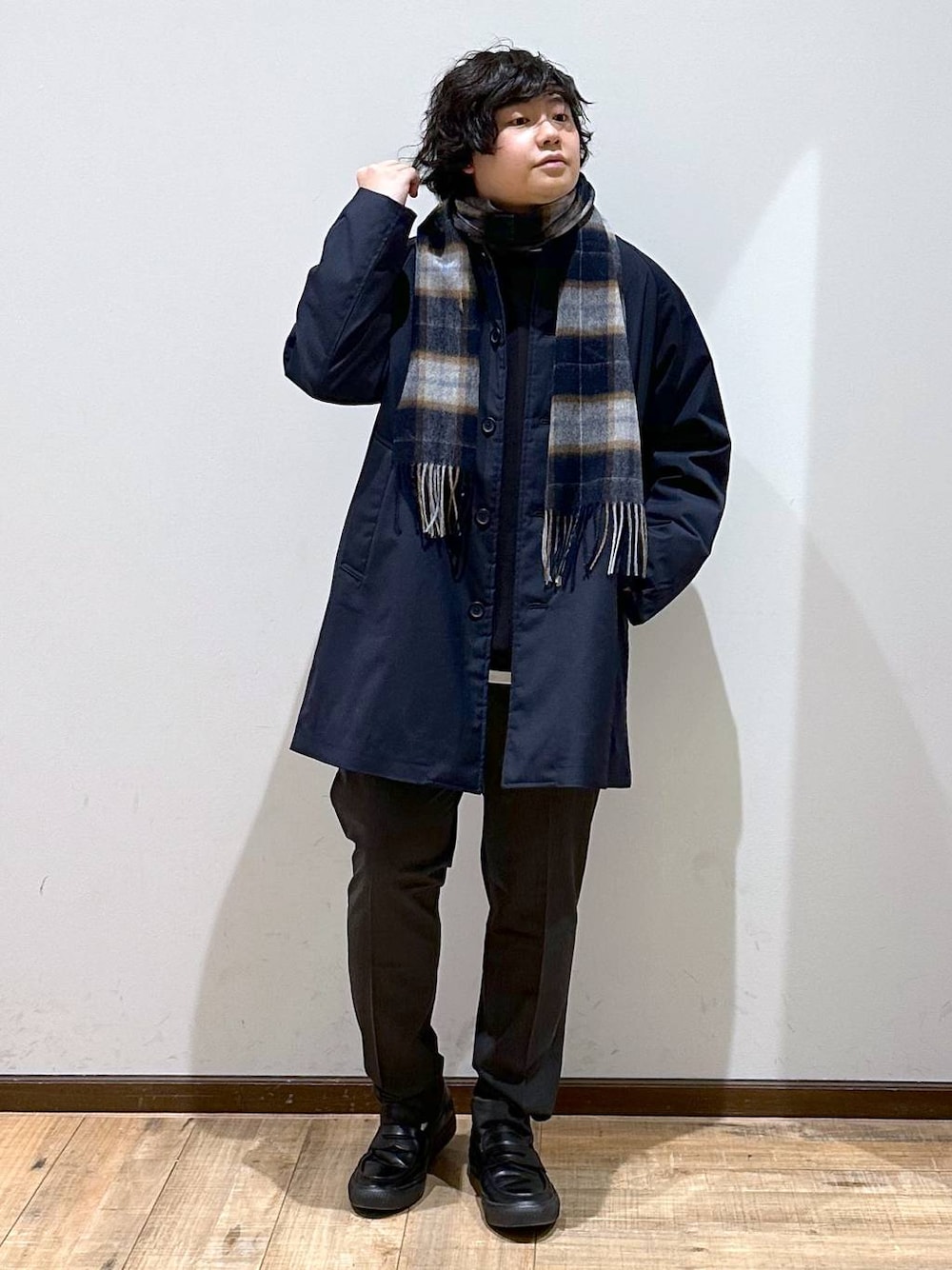 「リラックス、ゆったり、高見え」｜いしかわさん（メンズ・168cm）の冬コーディネートの1枚目の写真