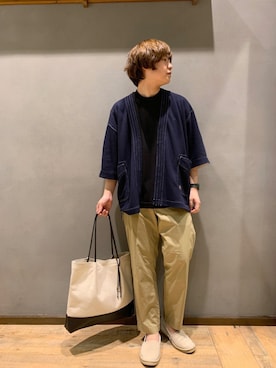 「LOGOS（ロゴス）のアイテム」を使った、いしかわさん（メンズ・168cm）の夏コーディネート