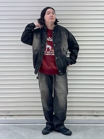 niko and ...JEANS 2025AW】90sデニムスタンドブルゾンを使った人気 