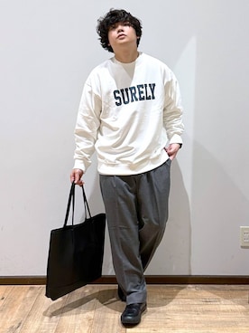 「アイテム（スウェット）」を使った、いしかわさん（メンズ・168cm・30代）の秋コーディネート