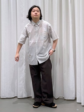 「アイテム（シャツ/ブラウス）」を使った、いしかわさん（メンズ・168cm・30代）の夏コーディネート