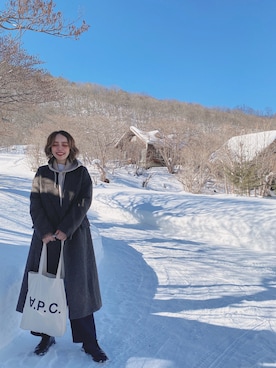 「アイテム（その他）」を使った、𝑚𝑎さん（レディース・163cm）の冬コーディネート