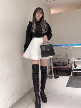 Wego スカラップ痛ショルダーバッグを使った人気ファッションコーディネート Wear
