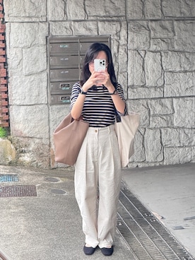 「UNITED ARROWS（ユナイテッドアローズ）のアイテム」を使った、janineCさん（レディース・156cm）の夏コーディネート