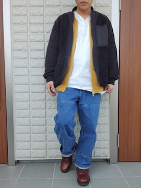 「n(n) BY NUMBER (N)INE（エヌエヌバイナンバーナイン）のアイテム（トップス）」を使った、ツトムさん（メンズ・168cm）の春コーディネート