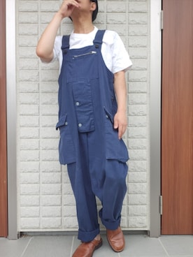 「Danner（ダナー）のアイテム（サンダル）」を使った、ツトムさん（メンズ・168cm）の秋コーディネート