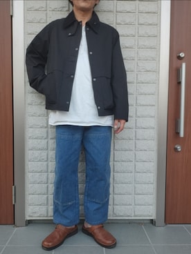 「Danner（ダナー）のアイテム（サンダル）」を使った、ツトムさん（メンズ・168cm）の秋コーディネート