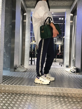 「DIESEL OSAKA」｜「アイテム（スニーカー）」を使った、チョリさん（レディース・163cm）の夏コーディネート