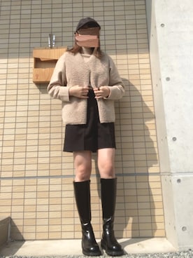 「LAKOLE（ラコレ）のアイテム（キャップ）」を使った、　ぽんさん（レディース・166cm）の春コーディネート