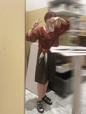 ▽△さん（レディース・158cm）の夏コーディネート