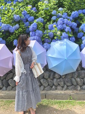 日向菜さん（レディース・153cm）の夏コーディネート