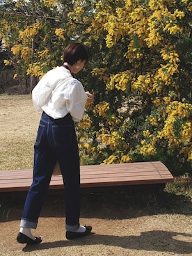 「花見」｜「アイテム（アクセサリー）」を使った、ａｎｏ︎︎さん（レディース・150cm）の春コーディネート