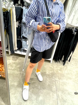 「Manhattan Portage」｜「アイテム（シャツ/ブラウス）」を使った、🧸さん（レディース・163cm）の夏コーディネート