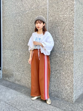 「SANSeLF（サンセルフ）のアイテム」を使った、muro☺︎さん（レディース・150cm）の秋コーディネート