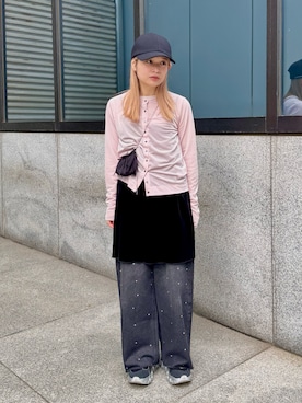 「PERNA（ペルナ）のアイテム」を使った、muro☺︎さん（レディース・150cm）の冬コーディネート