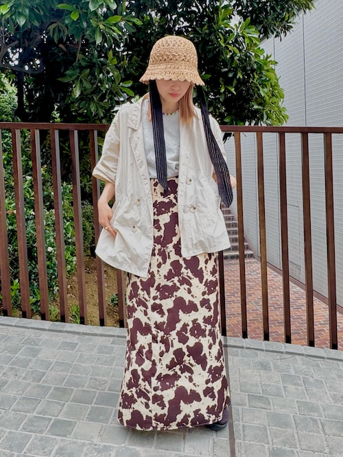 掲載5日迄メゾンスペシャルCOW Printedスカート36 美品 メゾンスペシャルCOW Printedスカート36 - メルカリ