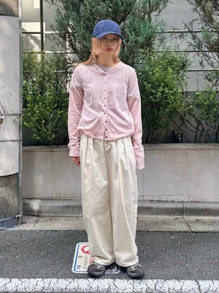 「OVERRIDE(オーバーライド)のOVERRIDE PE SUEDE 6P CAP / オーバーライド(キャップ)」を使った、muro☺︎さん(レディース・150cm)の秋コーディネート