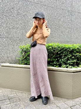 「PERNA（ペルナ）のアイテム」を使った、muro☺︎さん（レディース・150cm）の秋コーディネート