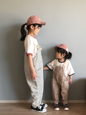 「ごきげんウィーク」｜「アイテム（スリッポン）」を使った、★app@chi★さん（キッズ・120cm）の春コーディネート