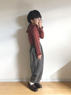 ★app@chi★さん（キッズ・110cm）の冬コーディネート