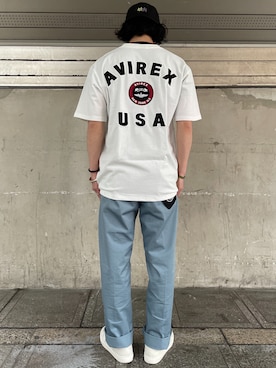 「アイテム（チノパンツ、その他）」を使った、クマガイさん（メンズ・172cm）の春コーディネート