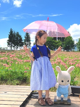 「maarook（マルーク）のアイテム」を使った、oririiiiiさん（キッズ・100cm）の夏コーディネート