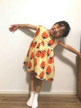「maarook（マルーク）のアイテム」を使った、oririiiiiさん（キッズ・100cm）の春コーディネート