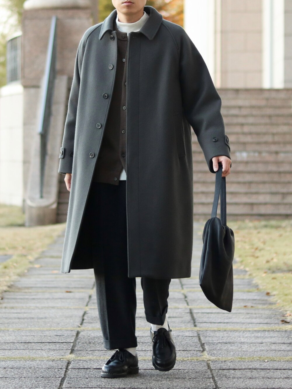 ジャケット・アウター Steven Alan 100S MELTON BALCOLLAR COAT Steven Alan（スティーブンアラン）の「＜Steven Alan＞ 100S